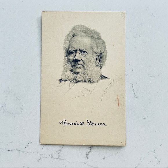 Vintage Henrik Ibsen Postcard - Picture 1 of 3